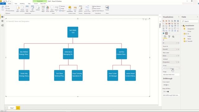 Organization Chart by MAQ Software - Power BI Visual Introduction смотреть онлайн