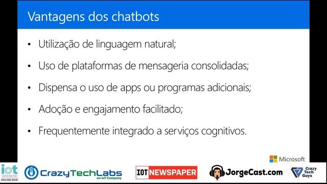Controlando dispositivos IoT com chatbots inteligentes смотреть онлайн
