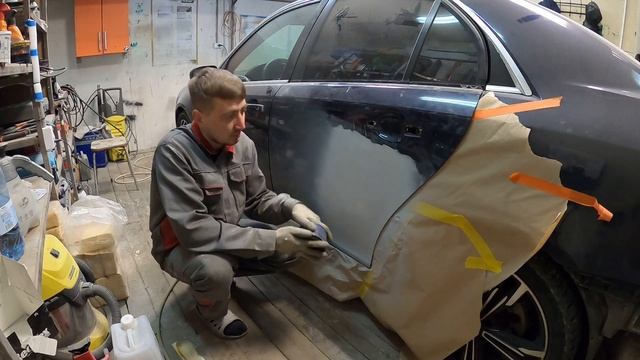 Как покрасить переходом База+Лак. Cadillac BLS смотреть онлайн