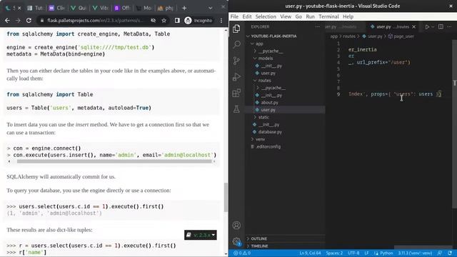 Flask, InertiaJs And Vue смотреть онлайн