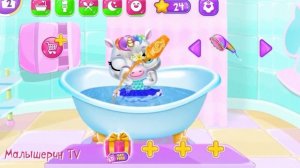 Ухаживаю за малышкой ПОНИ. Игра для девочек My Baby Unicorn 2