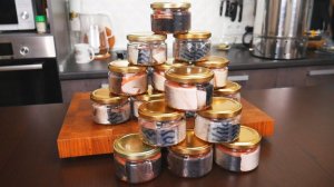 СКУМБРИЯ и КРАСНАЯ РЫБА в МАСЛЕ. Мои любимые домашние консервы из рыбы. Рецепт.