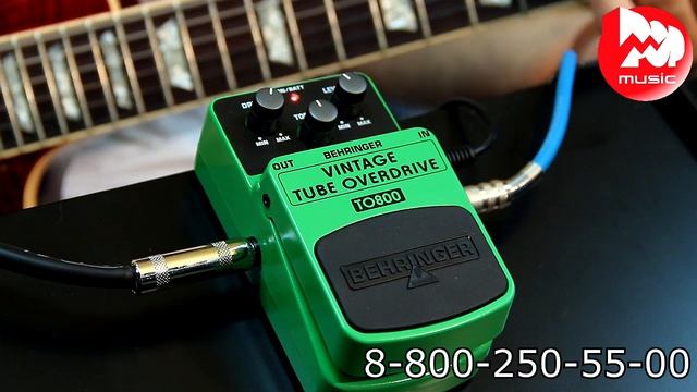 Гитарный эффект BEHRINGER VINTAGE TUBE OVERDRIVE TO800 смотреть онлайн