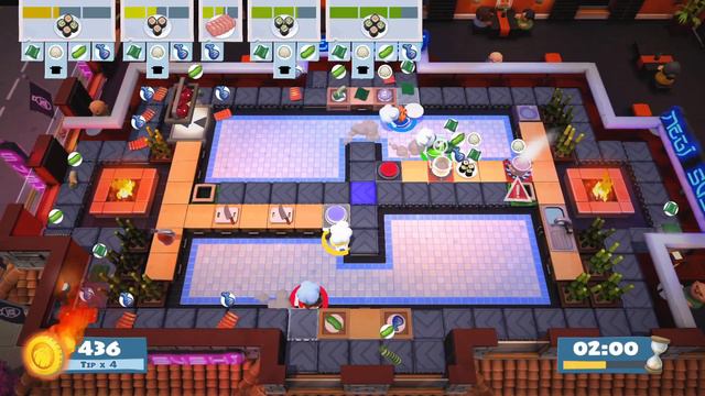 Overcooked 2 4-5 | 4 players, stars смотреть онлайн