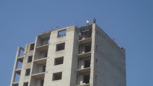 Мой прыжок - вид снизу... смотреть онлайн