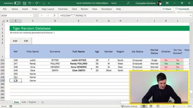 3 Ways To Insert A Reference No. Using An Excel Userform (Excel Userforms For Intermediates 1) смотреть онлайн
