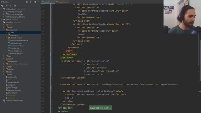 ASP.NET Core, Nuxtjs, Vuejs, Vuetify - Visitor UX - Tricking Library Ep42 смотреть онлайн