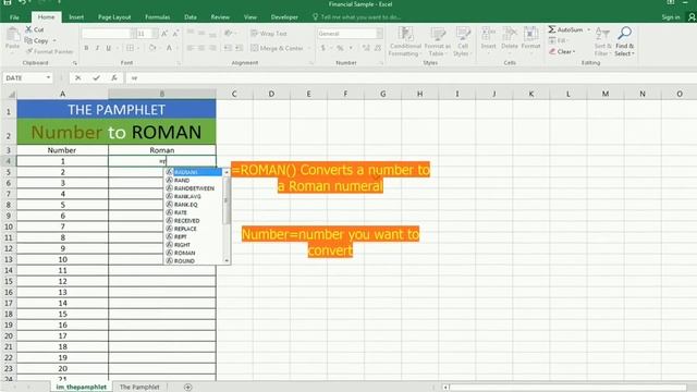 Change any Number to Roman numeral letter in Ms Excel | Explained in Tamil | Shortcuts in Excel смотреть онлайн