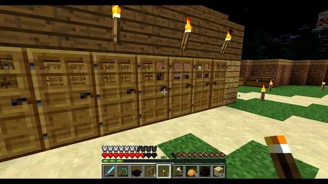Let's Play Minecraft #73 Строим деревню жителей смотреть онлайн