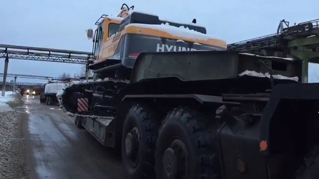 Перевозка экскаватора