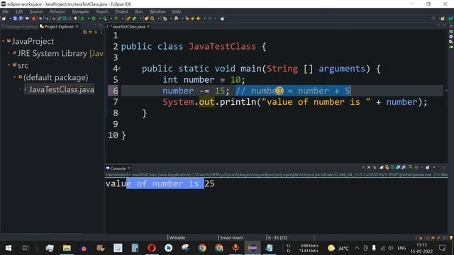 Java Tutorial #7 - Assignment Operators in Java Programming смотреть онлайн