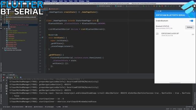 ESP32CAM | BLUETOOTH CLASSIC | FLUTTER - TWO-WAY Serial BT Communication (ft. uint8_t* buffer)?️ смотреть онлайн