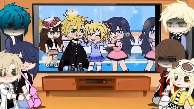 || MLB REACT TO MARINETTE AND ADRIEN VIDEO || Season 1 Part 13 || Ladybug And Catnoir || GachaClub