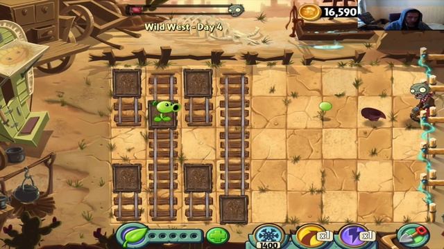 Прохождение Plants vs Zombies 2 - ДИКИЙ ЗАПАД [Wild West]: 1-5 уровни смотреть онлайн