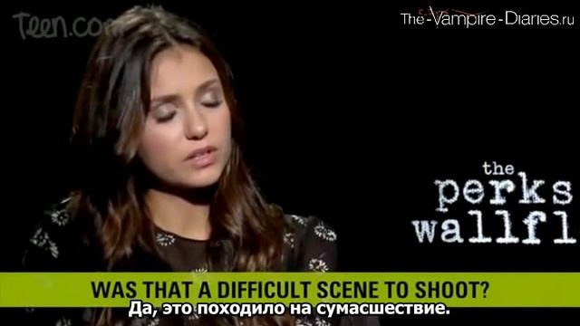 Nina Dobrev Speaks Russian in Perks of... interview (русские субтитры) смотреть онлайн