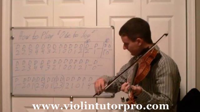 Beginner Violin Lessons - How to Play Ode to Joy смотреть онлайн