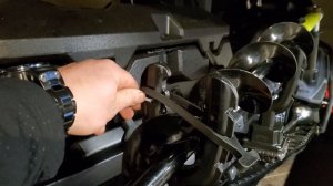 Крепления для ледобура 2 варианта и доп катки на снегоходе LYNX Commander или BRP