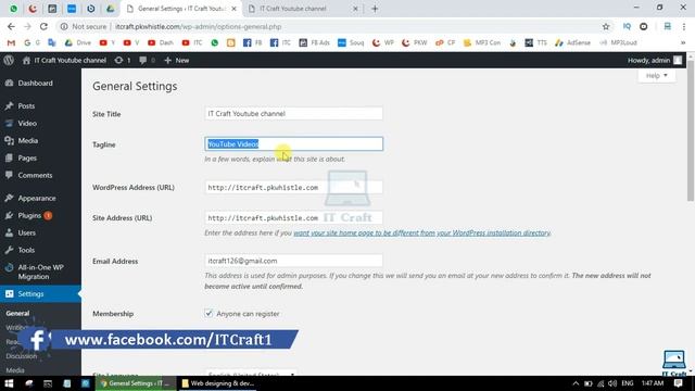 Free WordPress Course #8 - How to set website Title, Meta Description & icon in WP site смотреть онлайн