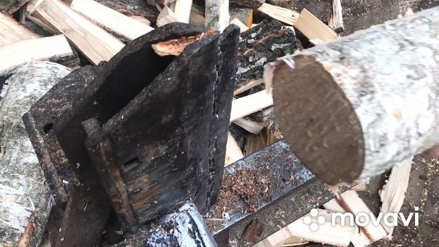 Самый простой гидравлический дровокол на т-25,китаец.Дровокол своими руками из металлолома.