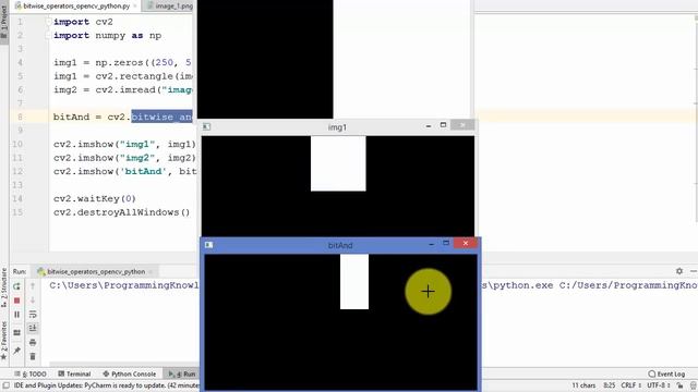 OpenCV Python Tutorial For Beginners 11- Bitwise Operations (bitwise AND, OR, NOT and XOR) смотреть онлайн
