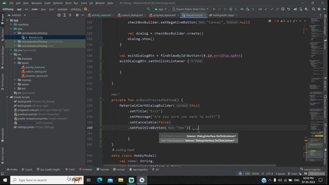 How to Implement Exit Dialog on Backpressed (Deprecated OnBackPressed()) in Android Studio Kotlin смотреть онлайн