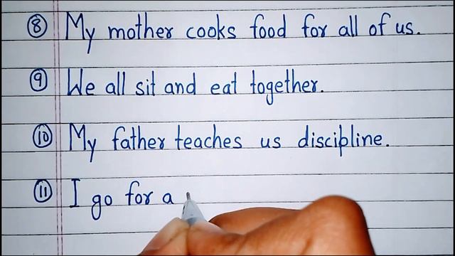 20 lines on my family | My family 20 lines essay | My family essay in English 20 lines | My family смотреть онлайн
