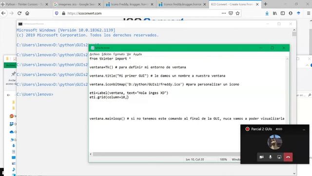 CÓMO CREAR UNA GUI EN PYTHON EN ESPAÑOL (GRAPHIC USER INTERFACE) смотреть онлайн