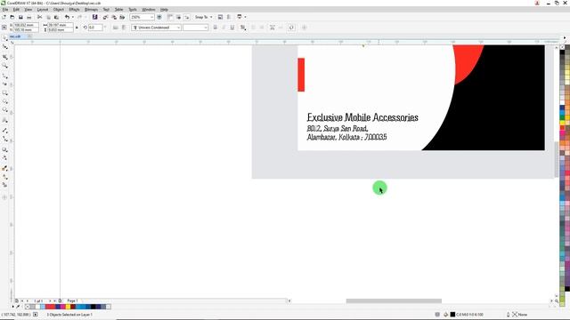 Creative Business Card Design 2022 | CorelDRAW Tutorial Step By Step | Business Card Tricks