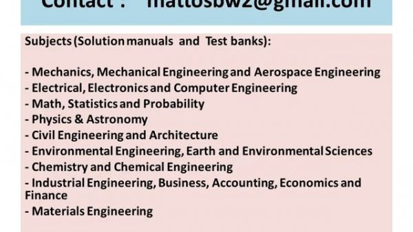 Solution manual Applied Numerical Methods with Python for Engineers and Scientists, Chapra & Clough