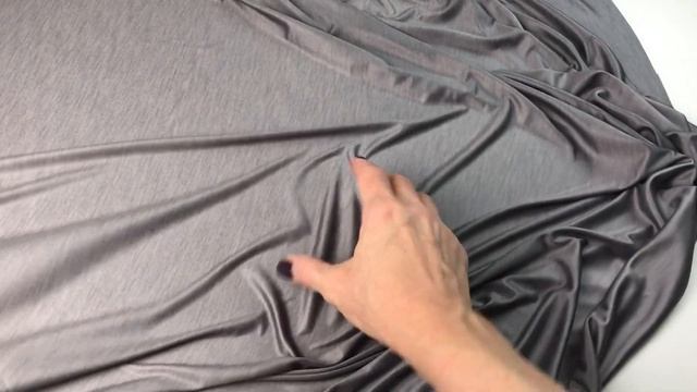 Ткань трикотаж кулирка (серый) 100% полиэстер смотреть онлайн