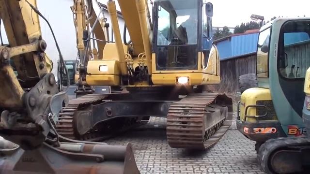 Диагностика гусеничного экскаватора Komatsu PC210-LC смотреть онлайн