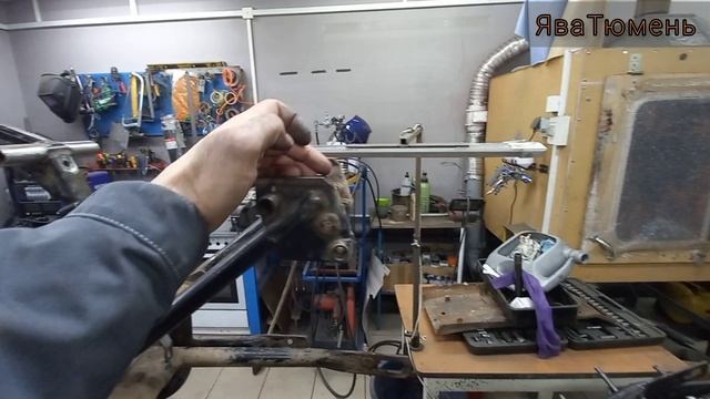 Продолжение работ по раме ЯВА