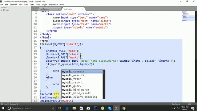 How to display/show data from database using PHP and MySQLi | CRUD system | Part 2 смотреть онлайн