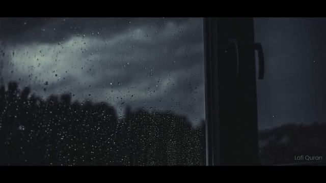 Спокойное чтение Корана под шум дождя?️Qoran with rain sound. смотреть онлайн