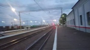 Прибытие и отправление поезда«Ласточка» 735 «Москва - Смоленск.