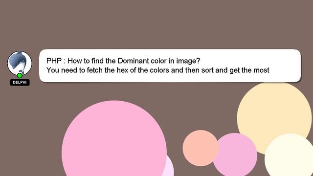 PHP : How to find the Dominant color in image? смотреть онлайн