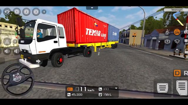 Bus Simulator Indonesia ISUZU container - Android Gameplay смотреть онлайн