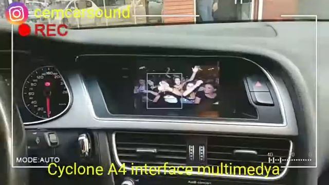 Audi A4 Cyclone interface multimedya navigasyon kamera uygulaması Cem Car Sound Adana смотреть онлайн