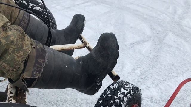 Трицикл из скутера не выдержал, покатуха по льду на советских картингах смотреть онлайн