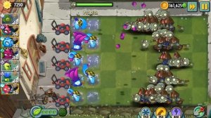 Все атакующие растения vs 100 зомби на 5 дорожках. PvZ Дичь!