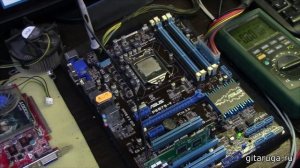 Asus P8B75-V не стартует. Быстрый ремонт.