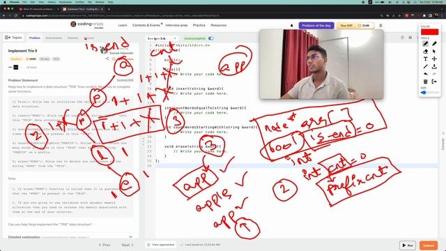 Implement Trie - 2 (Prefix Tree) смотреть онлайн