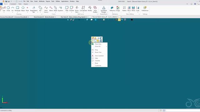 [Jewelry CAD Dream] Lesson 20.2 - Personal Sketch Library | Jewelry Cad Academy смотреть онлайн