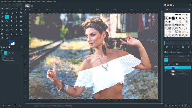 Gimp 2.9: Fancy Fashion Look (english version) смотреть онлайн