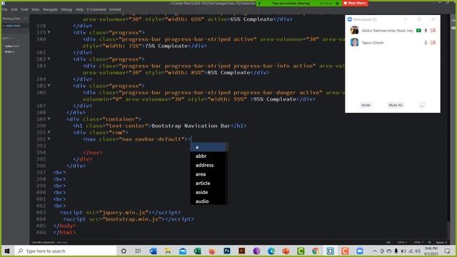 How to Website design and Devlopmant class-25 / Bootstrap / 3rd badge смотреть онлайн