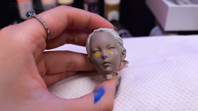 リアル系フィギュアを絵画風に筆で塗ったら美少女になりすぎて雑誌に掲載されました【ガレージキット】 смотреть онлайн