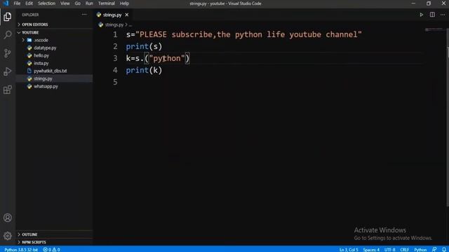 Strings in Python смотреть онлайн