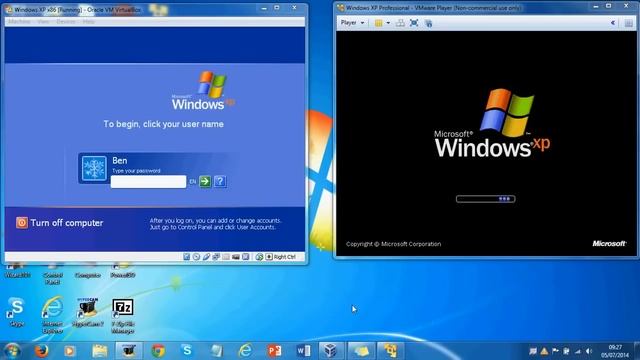 VMWare Player vs Oracle VirtualBox - Which one's faster? (Both running Windows XP) смотреть онлайн