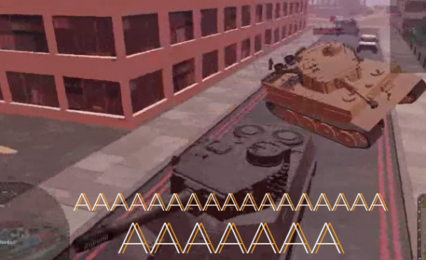 Моя игра в Cursed Tank Simulator.