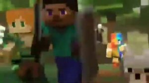 Анимация майнкрафт песня Бада бум